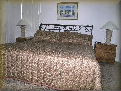 Orlando villa rental - Second Master includes a king size (6') bed